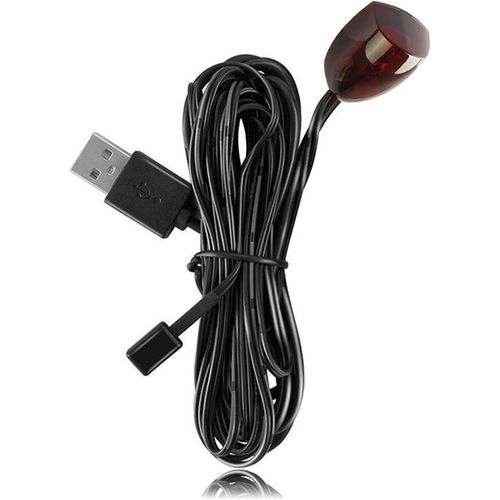 Rallonge de rcepteur infrarouge 3 m pour tlcommande infrarouge externe pour botier de cble de 38  56 kHz, dcodeur, DVR/STB, SA/Cisco Explorer, Verizon FiOS, Comcast