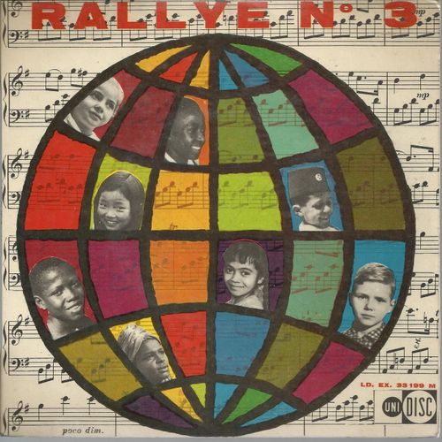 Rallye N 3 : Compagnons (P. Selos) - A Chanteville (Guy Thomas) - Sur Le Rocher (Ren Mignot) / Chant De Ralliement - En Route (Pierre Selos) - Chante A La Joie (David Julien) (Avec Livret) (17cm) - Groupe Vocal Des J2 Avec Orchestre Direction : Henri Veysseyre