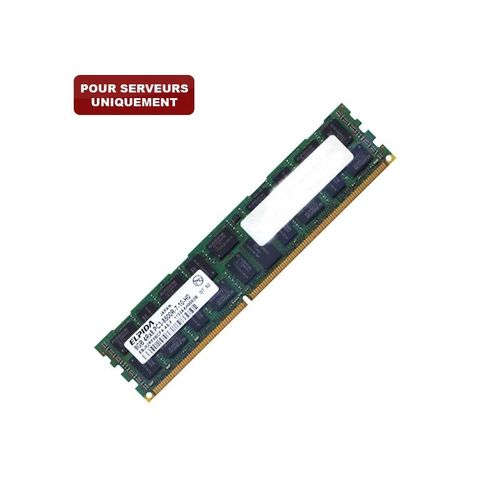 Ram Barrette Mmoire ELPIDA 8Go DDR3 PC3-8500R Registered EBJ82RF8BCFA-AE-F