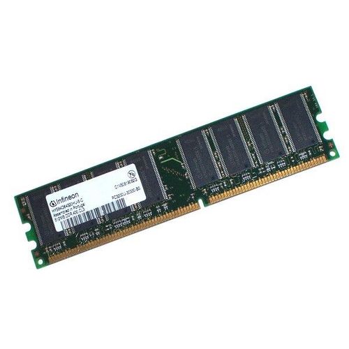 Ram Barrette Memoire Infineon HYS64D32300HU-5-C 256Mo DDR1 PC-3200U 400Mhz CL3
