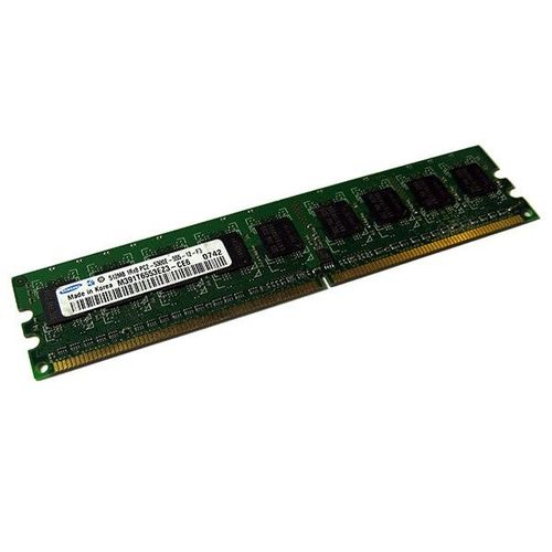 Ram Barrette Mmoire SAMSUNG 512Mo DDR2 PC2-5300U 667Mhz M378T6553EZS-CE6 CL5