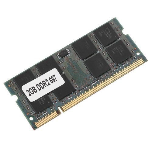 RAM DDR2 2G 667MHZ pour ordinateur portable PC2-5300, mmoire entirement Compatible pour Intel/AMD
