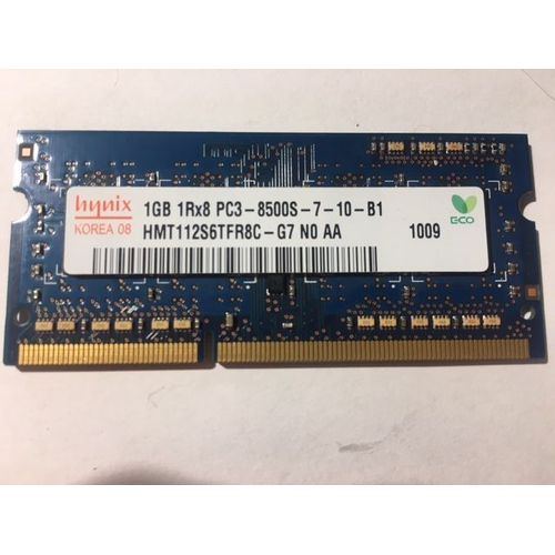 Ram ddr3 1 GB 1RX8 PC3-8500S-7-10-B1 HMT 112S6TFR8C G7 N0 AA
