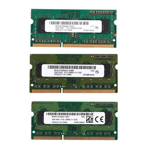 Ram DDR3/DDR3L pour pc portable, 2/4 go, 1600/1333/SO-DIMM Mhz, 1.35/1.5V