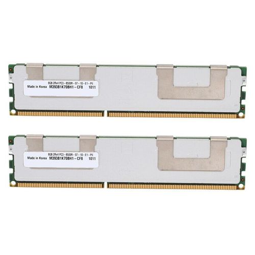 RAM DDR3 ECC REG pour serveur, 2 pices, 8 go, PC3-8500R, 1.5V, DIMM, avec dissipateur thermique, pour LGA 2011, X58, X79, X99, carte mre