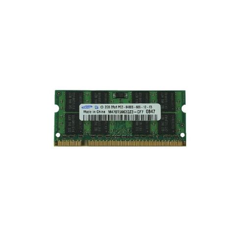 RAM PC Portable SODIMM Samsung M470T2864QZ3-CE6 DDR2 667Mhz 1Go PC2-5300S CL5