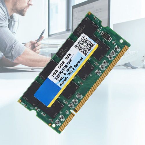 RAM pour ordinateur portable 1G 266 MHz 200 broches pour ordinateur portable DDR PC-2100 compatibilité complète pour Intel/AMD