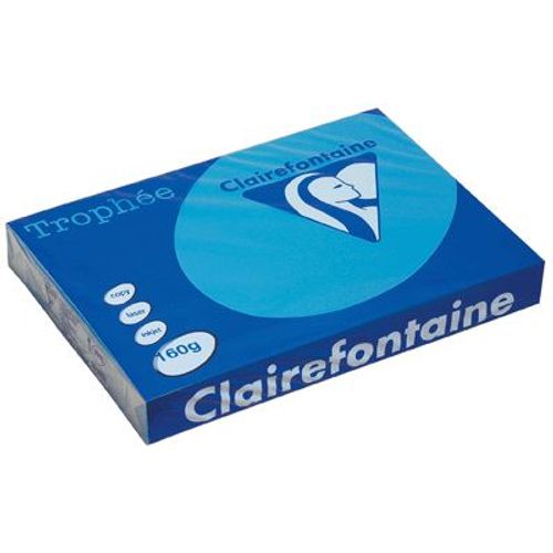 Ramette Papier Clairefontaine A3 160g Bleu Turquoise