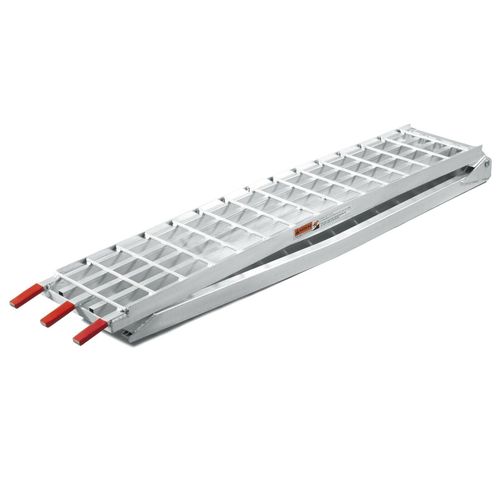 Rampe De Chargement Multi-Usage Pliante Aluminium Rail Collision 310 Cm Jusqu'a 540 Kg Gris Helloshop26 16_0002136