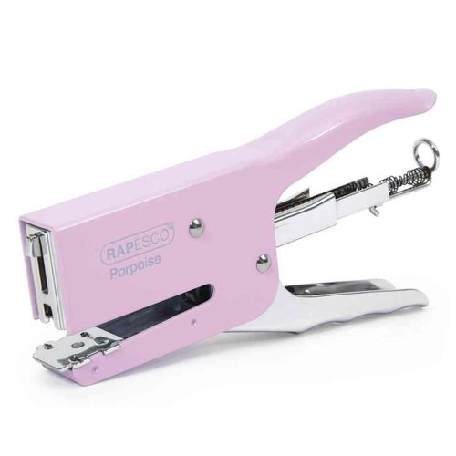 Rapesco Agrafeuse Pince Mtal Porpoise Rose 40 Flles 24/6/8 & 26/6/8