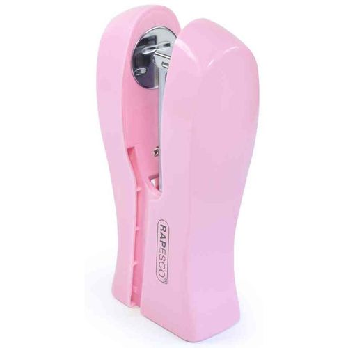 Rapesco Agrafeuse Verticale Cap 20 Feuilles 24/6 Ou 26/6 Rose