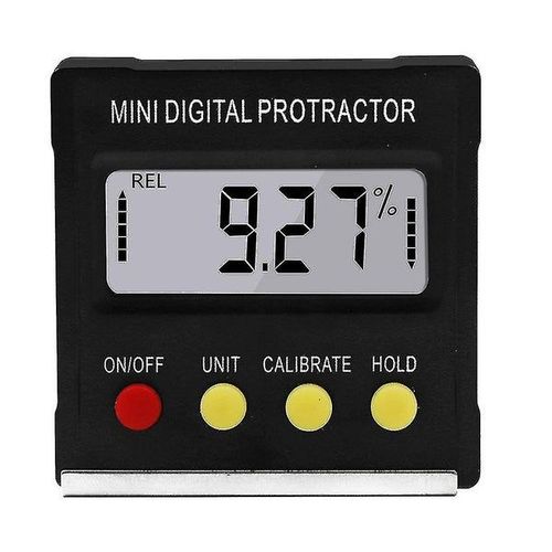 Rapporteur D'angle Avec cran Lcd, Base Magntique, Plage De Mesure De 0  490 Degrs, Design Portable