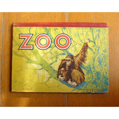 Livre Rare , Collection ( Pop Up , Pop Hop ) Zoo, Anim Ancien En T.B.E ditions Lucos Mulhouse , Jo . Zagula   de pop up pop hop  Format Cartonn 