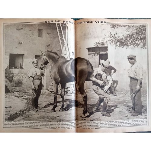 Rare Lot De 40 Revues Relies L'Image De La Guerre De 1915  1917 (Ww1)