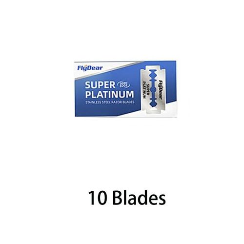 Rasoir  Double Lame En Acier Inoxydable Pour Hommes,Rasoir  L'ancienne,Rasage Manuel - Type 10blades