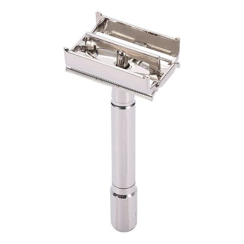 Rasoir De Scurit En Alliage De Zinc Pour Femmes Et Hommes, L'ancienne,Kit De Rasage  Feuilles Mtalliques,Facile  Nettoyer,Pour Voyage