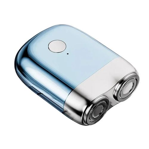 Rasoir lectrique Magntique Color, Double Tte Flottante, Mini Couteau  Barbe Pour Hommes, Portable De Voyage, Sans Fil, Tondeuse Pour Le Visage Et Le Corps-Bleu