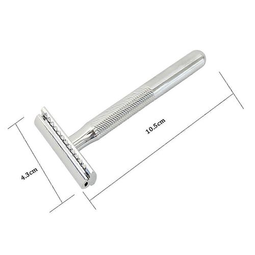Rasoir Manuel  L #39;Ancienne En Cuivre Pour Hommes Rasoir  L #39;Ancienne Rasoir  Main Avec 10 Lames Maille Argent