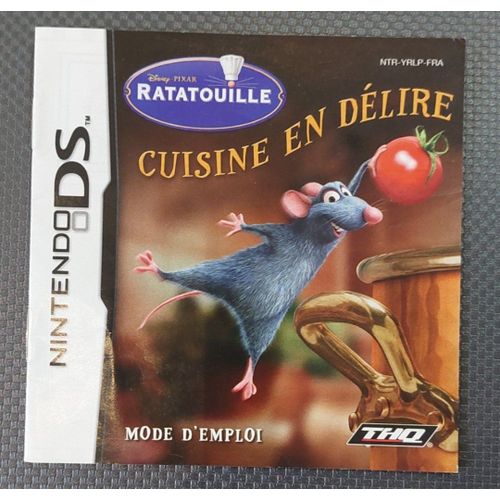Ratatouille Cuisine En Dlire - Notice Officielle Nintendo Ds - Nintendo