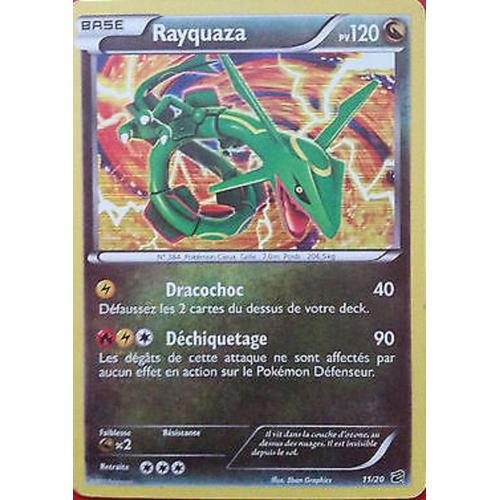 Rayquaza 11/20 holo - Objets à collectionner | Rakuten