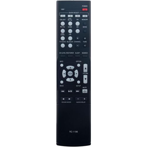Rc-1196 Remplacement De La Tlcommande Convient Pour Denon Rcepteur Vido Avr-X510Bt Avr-S500Bt Avr-X520Bt Avr-S510Bt
