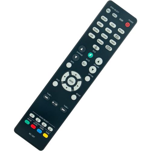 Rc-1227 Tlcommande De Remplacement Fit Pour Denon 4K Ultra Hd Audio/Video Av Rcepteur Rc1227 Tlcommande Avr-X1500H Avr-X1600H Avrx1500H Avrx1600H