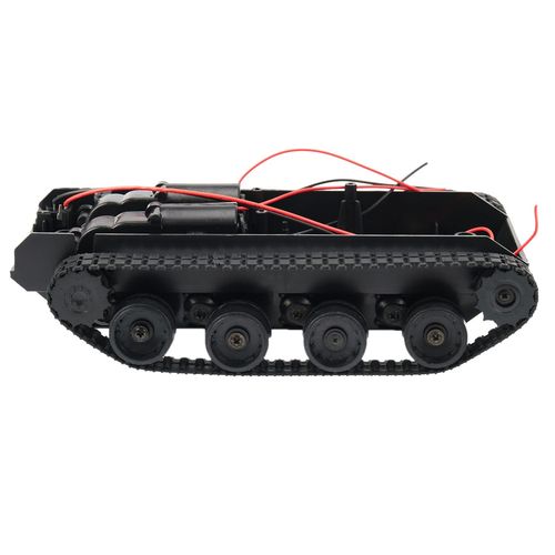 Rc Rservoir Intelligent Robot Rservoir Chassis Kit En Caoutchouc Chenille Chenille Pour 130 Moteur Bricolage Robot Pour Enfants