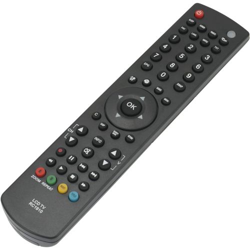 RC1910 Tlcommande de rechange compatible avec Sharp LC32LE510E LC32SH130E LC-24LE510E 19H8L02 19H8L02A 22H8L03 Toshiba LC32LE510E LC32SH130E LC24LE510E Hitachi 19H8L00 2 19H 8L02A et plus