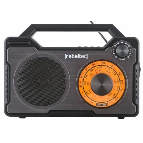 Rebeltec Enceinte portable Rebeltec bluetooth speaker (0.13?h, Fonctionnement sur piles), Enceinte Bluetooth, Noir