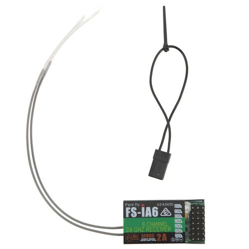 Recepteur Radio Fs Ia6 2,4 Ghz 6 Canaux Avec Double Antenne Pour Emetteurs Gt2e Gt2f Gt2g