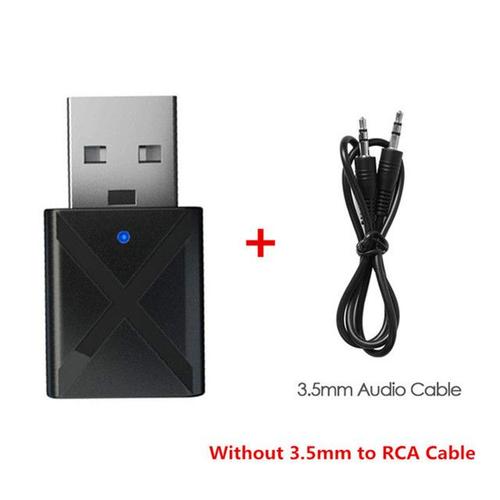 Rcepteur/transmetteur Audio sans fil Bluetooth 5.0 Mini transmetteur stro Jack AUX 3.5mm pour tlvision PC voiture adaptateur USB