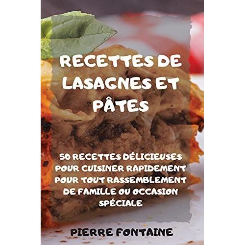 Recettes De Lasagnes Et Ptes   de Pierre Fontaine  Format Broch 