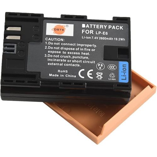 Rechange Batterie pour Canon LP-E6 LP-E6N EOS 5D Mark II EOS 5D Mark III EOS 5DS EOS 5DS R EOS 6D EOS 7D EOS 60D EOS 60Da EOS 70D 7D markII 7D markIII