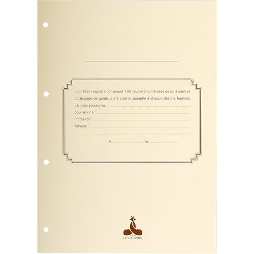 Recharge Numrote/Perfore 100 Feuillets Unis Blanc paisseur Du Papier 90g, Pour Classeurs Assembles Gnrales, Conseil D'administration - Format A4