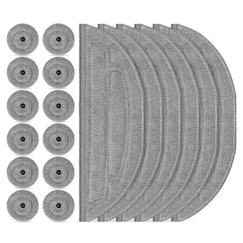 Recharges de tampons de vadrouille pour aspirateur robot S8 MaxV Ultra / S8 Max Ultra, modules de vibrations doubles, tampons de vadrouille Edge