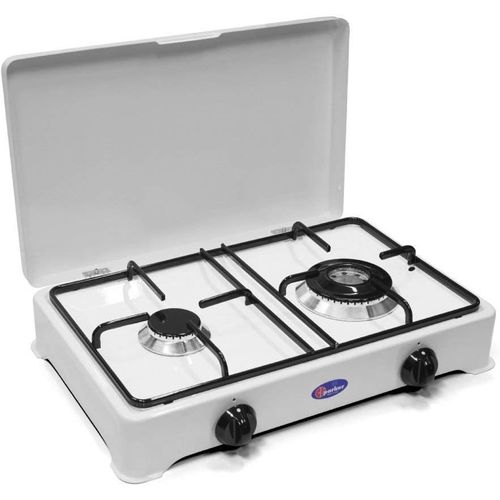 Rchaud De Table Parker  2 Feux Gaz Gpl Pour Usage Extrieur  Double Couronne De 3,5 Kw 2002Gp/C