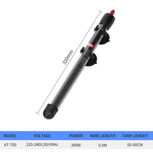 Rchauffeur D'aquarium Subsn Avec Norme D'aspiration,Chauffage De Poisson Prcieux,Thermostat,25w,50w,100w,200w,300w - Type 300w Eu Plug