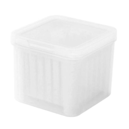 Rcipients De Stockage D'aliments En Forme De Cube De 400 Ml Rfrigrateurs Multifonctionnels tui De Rangement Pour Le Stockage Du Gingembre Blanc
