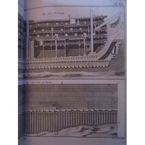 Recueil De Planches De L'encyclopdie Par Ordre De Matire, Tome 5: Tourneur, Vannier, Vermicellier, Verrerie, Vinaigrier-Moutardier, Vitrier, Voutes Et Planchers En Fer, Marine   de diderot et d'alembert  Format Reli 