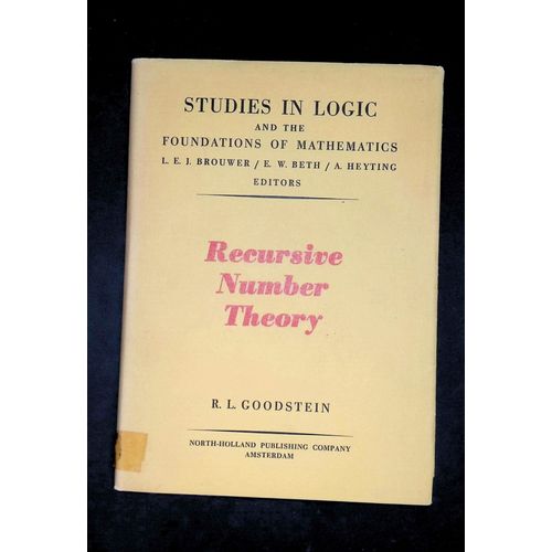 Recursive Number Theory A Development Of Recursive Arithmetic In A Logic-Free Equation Calculus   