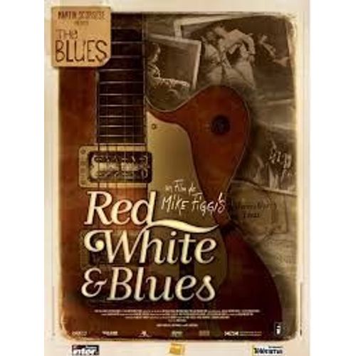 Red, White And Blues De Mike Figgis Avec Chris Barber, Jeff Beck, Jack Bruce, Eric Clapton... - Affiche Originale De Film Format 40 X 60 Cm