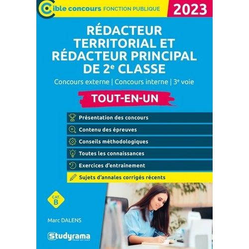 Rdacteur Territorial Et Rdacteur Principal De 2e Classe - Tout-En-Un    Format Grand Format 