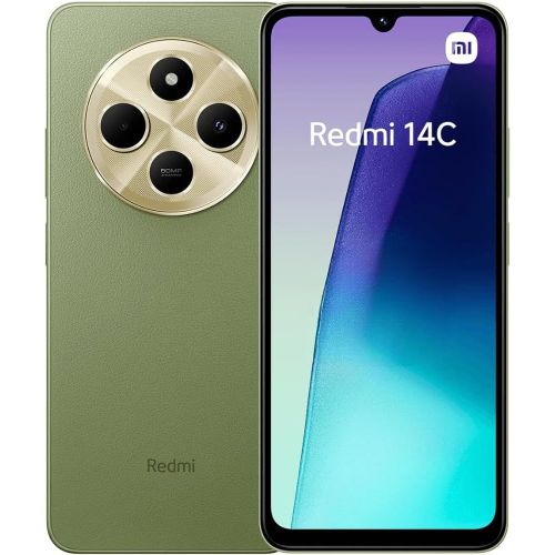 Redmi 14C Smartphone, 6 Go Ram, 128 Go De Stockage, Appareil Photo Quadruple, cran De 6,88 Pouces (Green, 6+128G)