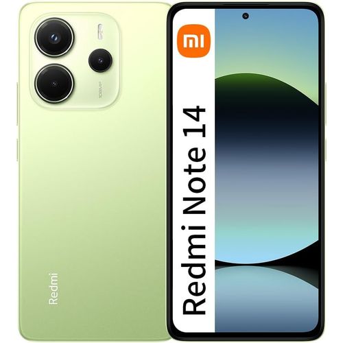 Redmi Note 14 8 Go + 256 Go Global Edition Smartphone 6,67 Pouces Amoledcran 120 Hz 108Mp 5500 Mah 45 W Charge Rapide Vert (Avec Chargeur)