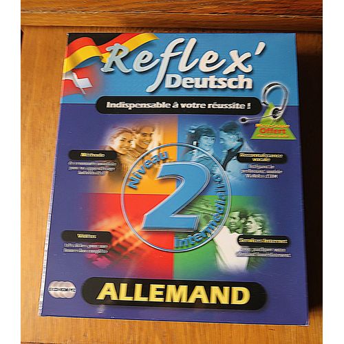 Reflex'deutsch Niveau 2 Intermediaire Marque : Commest Multimdia Plate-Forme : Windows Xp, Windows 98, Windows Nt 4, Windows 2000, Windows 95