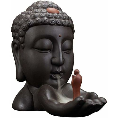 Reflux Brle-Encens Avec Le Reflux D'encens Cne, Maison En Cramique Brleur D'encens En Cne De Refoulement (Brleur D'encens Bouddha)