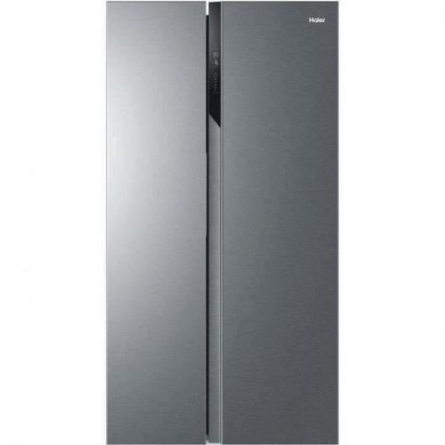 Refrigerateur Americain - Frigo-Haier Hsr3918fnpg - - 504l (337+167) - Froid Ventil - L90,8 X H177.5 Cm - Inox