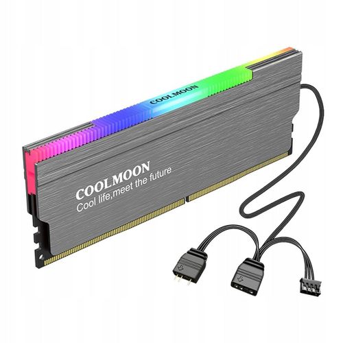 Refroidissement 5 V 3 broches Radiateur ARGB DDR RAM Mmoire Gris