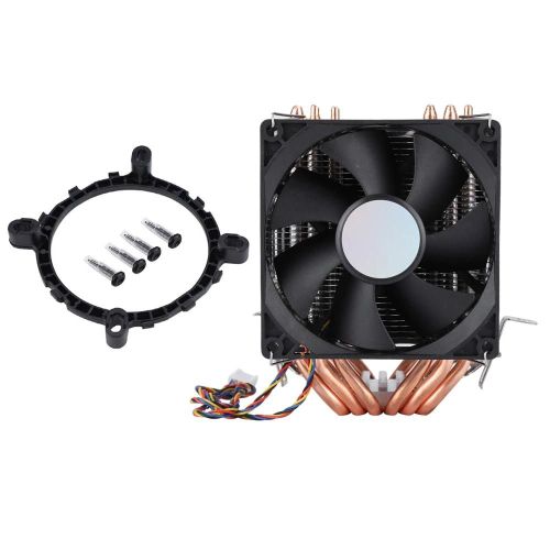 Refroidisseur de processeur  caloduc silencieux  4 broches 6 Refroidissement par air  double tour 800-2200 Revolution Refroidisseur de processeur  caloduc
