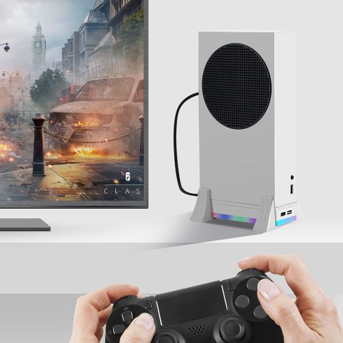 Refroidisseur De Support Vertical Pour Xbox Series S, Support De Console De Jeu, Systme De Refroidissement, Rglage  3 Vitesses, Dissipation Thermique, S6